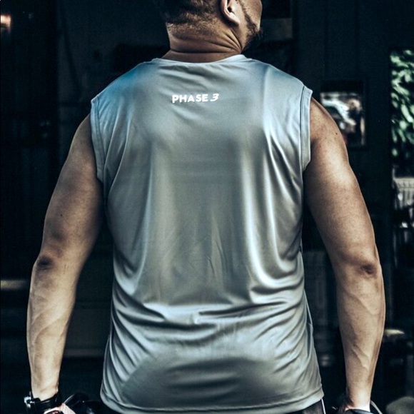 💪🏼Men’s athletic tank tops! Gray , black, blue muscles are essential. New - Picture 5 of 5